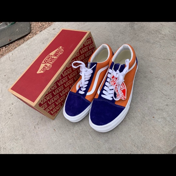 orange and purple vans